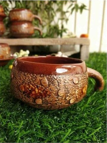 Round Ceramic Tea Mug