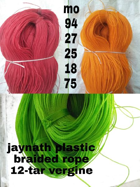12 Tar Monofilament Mix colour Braided Rope