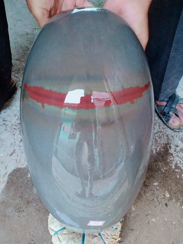 Grey Tilakdhari Narmada Shivling Stone