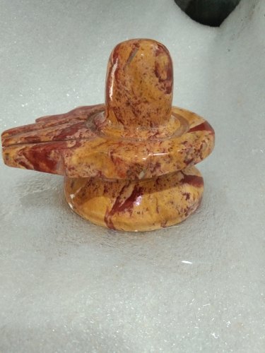 Yellow Small Size Narmada Shivling