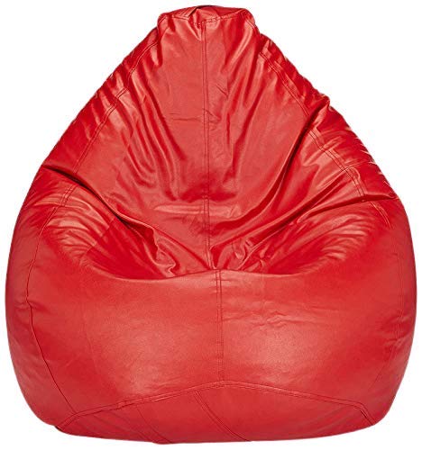 Red Classic Bean Bag Cover Without Beans