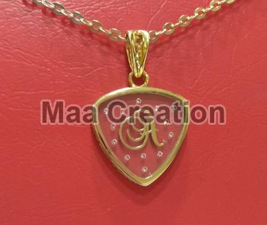 18ct Yellow Gold and Diamond Heart Shape Pendant