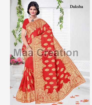 Daksha Silk Embroidered Saree
