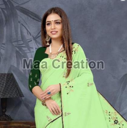 Prisha Silk Embroidered Saree