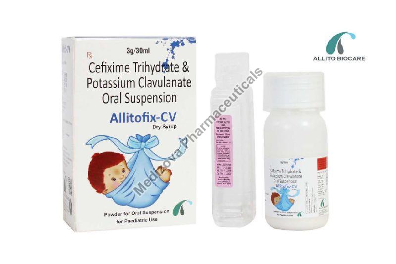 Cefixime Trihydrate & Potassium Clavulanate Oral Suspension