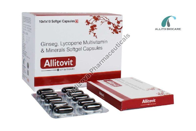 Ginseg Lycopene Multivitamin & Minerals Softgel Capsules