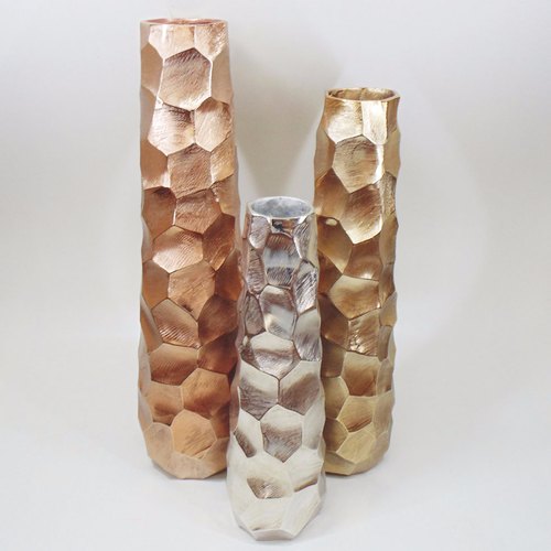 Metal Decorative Vase Set