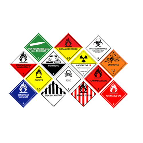 Hazardous Cargo Sticker