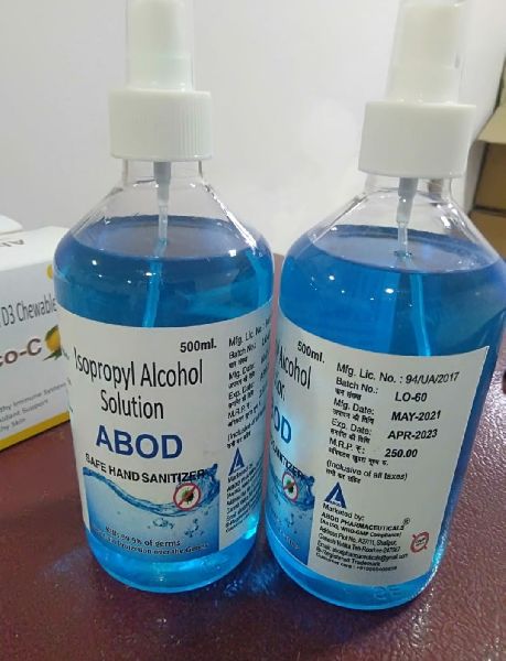 500ml Isopropyl Alcohol Based Hand Sanitizer