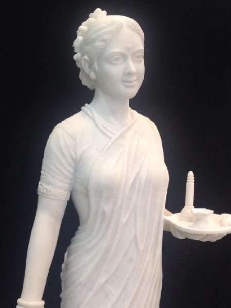 Marble White Lady Statue