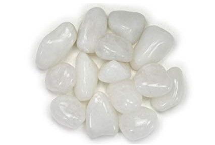 Milky White Tumbled Stone
