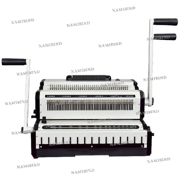 Manual Spiral Coil Combo Binding Machine Round Hole Punch with Electric  Inserter