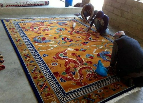 Hand Knotted Indo Tibetan Carpet