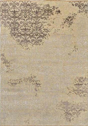 Hand Knotted Wool Viscose Carpet