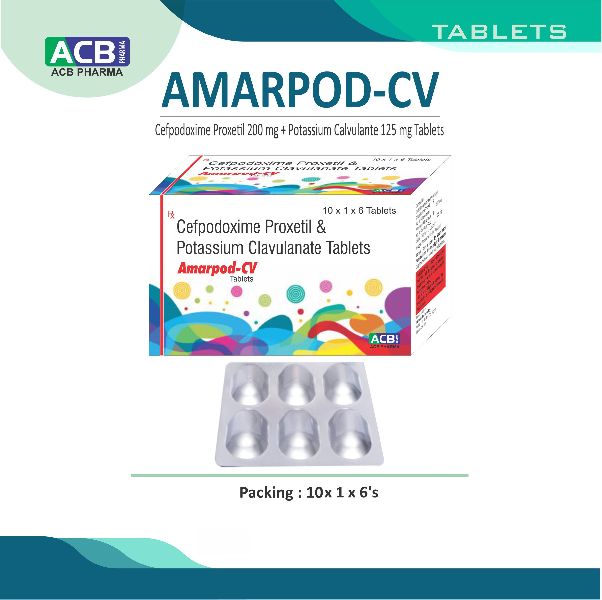 Cefpodoxime Proxetil and Clavulanic Acid Tablets