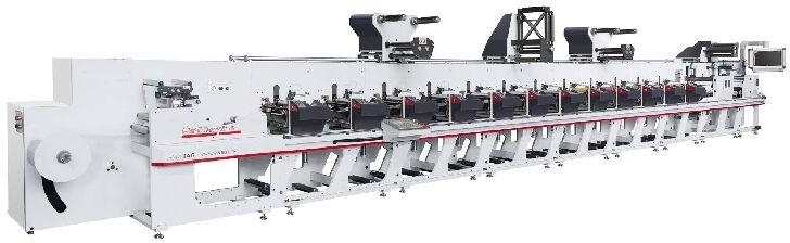Incline Type Narrow Web Label Flexographic Printing Machine
