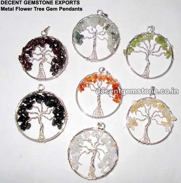 Metal Flower Pendants