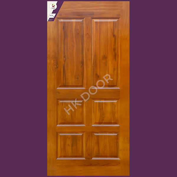 Polished Burma Teak Wood Door