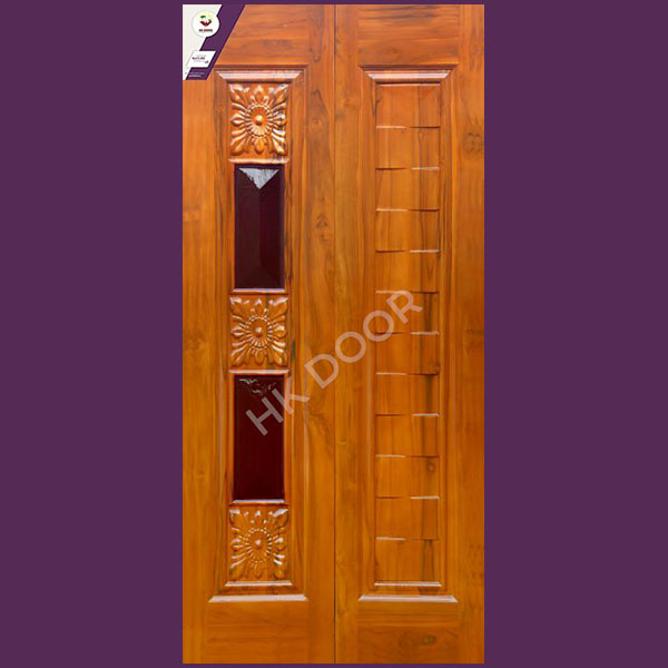 Imported African Teak Wood Door