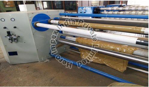 Double Shaft Log Rewinding Machine