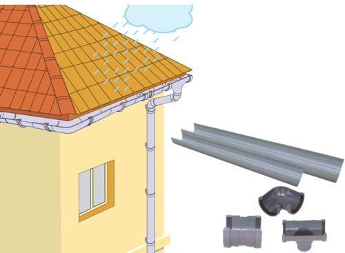 Roof Rain Water Gutter