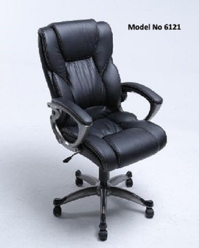 Mac Black Leather Office Chair
