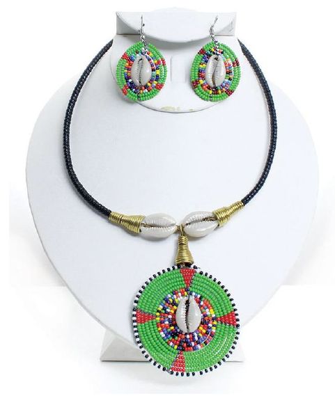 Beads Embroidered Necklace
