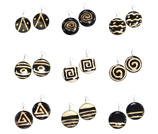 Resin Earrings Set
