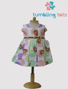 877 Satin Baby Frock