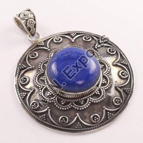 925 Sterling Silver Lapis Lazuli Pendant