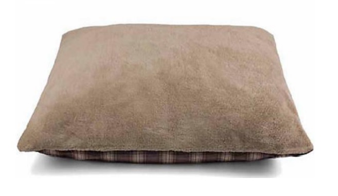 Brown Soft Square Shape Dog Beds