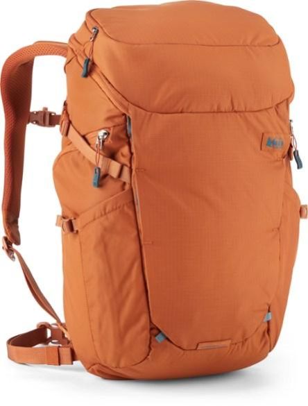 Orange Waterproof Matty Shoulder Travelling Rucksack Backpack