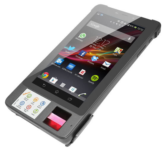 Datamini Tablet with Fingerprint Scanner