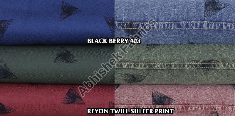 Black Berry Viscose Fabric