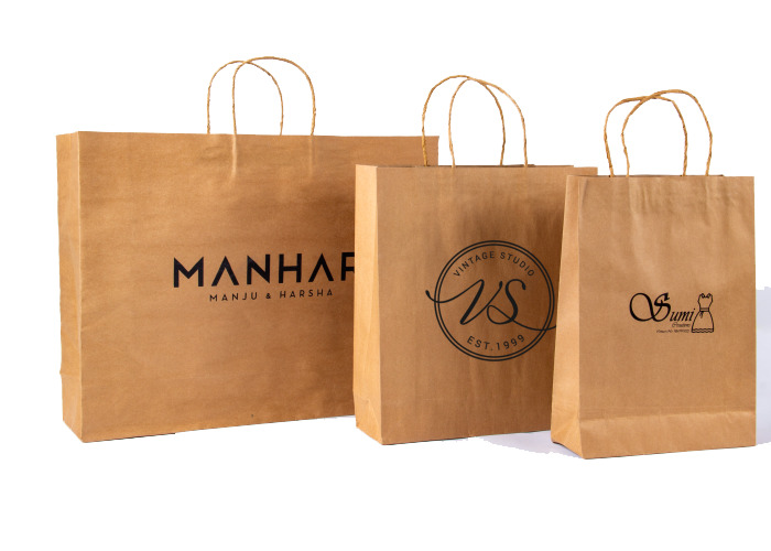 Brown Paper Bag Wholesale For ShoppingGrocery Capacity 2kg
