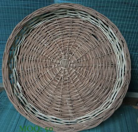 16 Inch Bamboo Round Tray