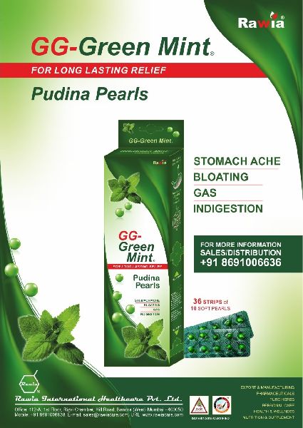 Green Mint Pudina Pearls