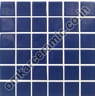 23x23mm Plain Blue Series Swimming Pool Tiles