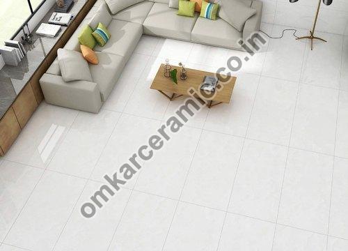 Hawai White Glossy Vitrified Floor Tiles