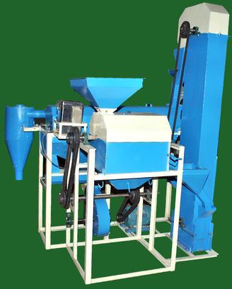 3 Hp Dal Mill with Grinder Combo Machine