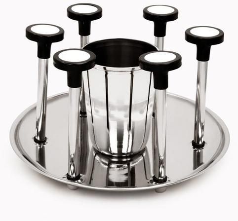 Stainless Steel Glass Stand