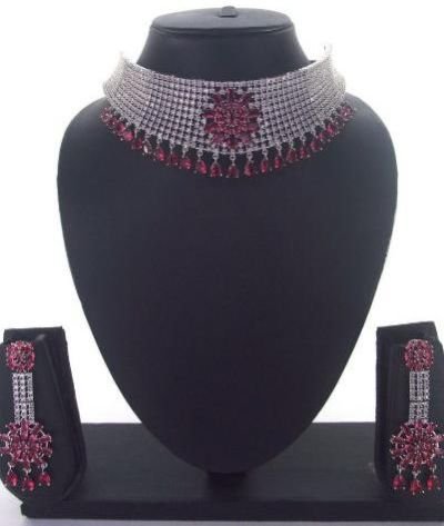 Designer Choker Necklace Set Exporter 