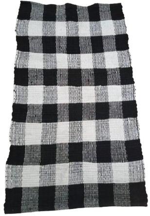 Cotton Check Board Rug