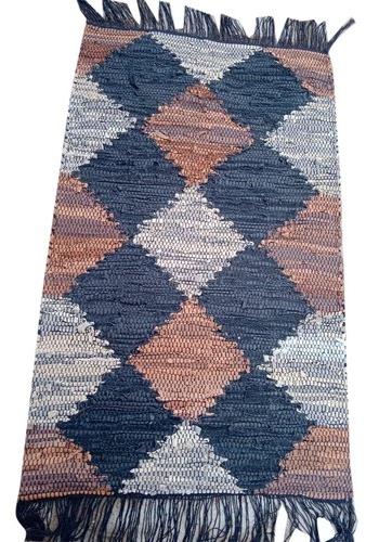 Rectangular Cotton Printed Chindi Rug