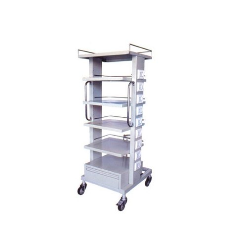 Stainless Steel Monitor Trolley