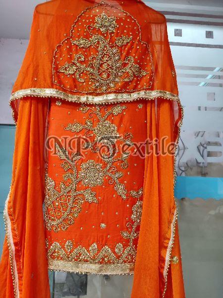 Cotton Bandhani Dress Material at Rs 875/piece in Vadodara