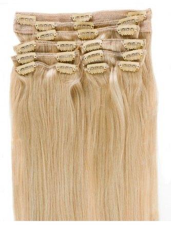 Blonde Clip in Hair Extensions