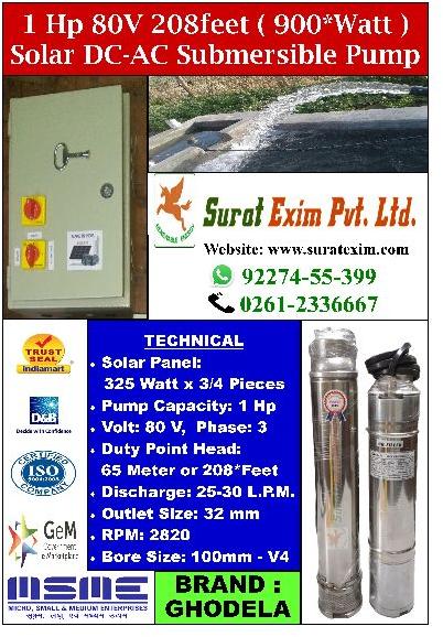 1HP Solar Water Pump