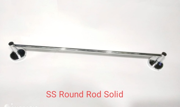 Stainless Steel Solid Round Towel Rod