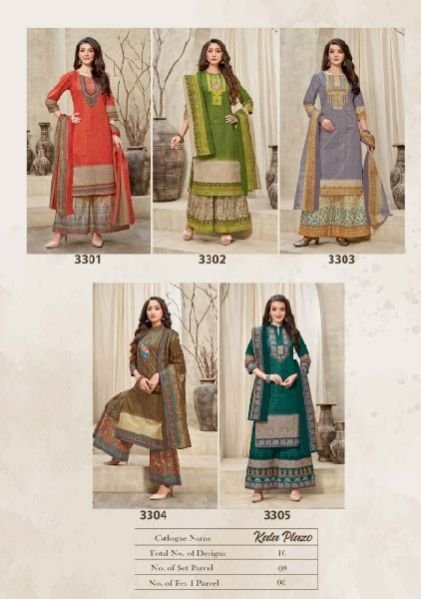 Kala Plazo Karachi Style Printed Cotton 